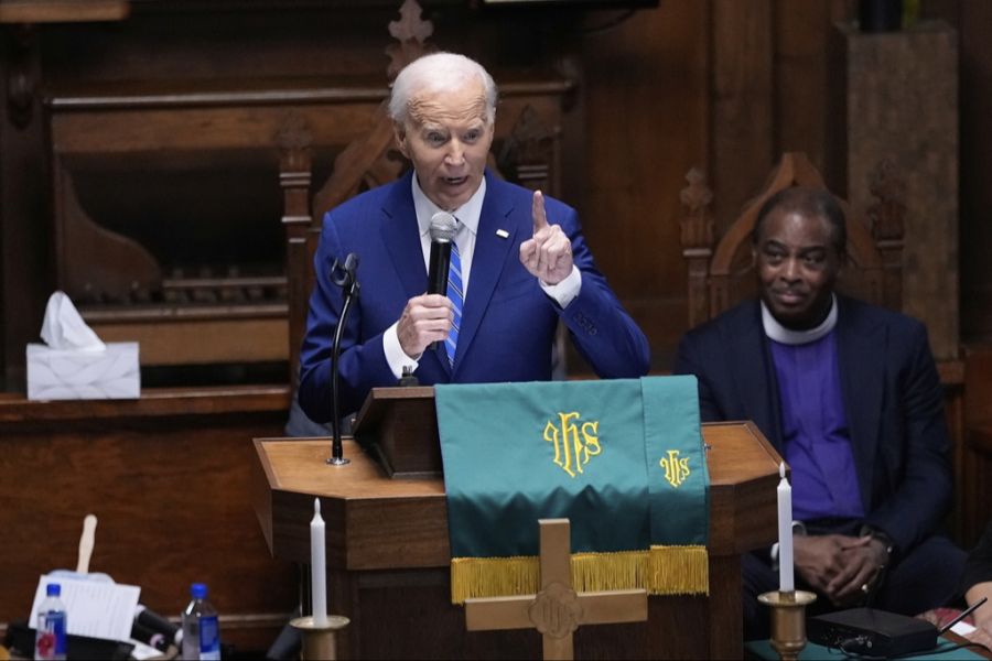 Wäre dieser Fauxpas Joe Biden passiert, wäre das wohl ein gefundenes Fressen für Trump gewesen, der die geistige Gesundheit von Biden regelmässig infrage stellte. (Archivbild)