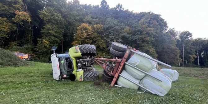 Traktor Unfall