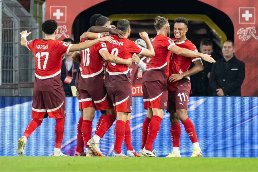 Grosse Freude bei der Schweizer Nati: Erneut gibt es in der WM-Qualifikation einen 3:0-Erfolg.