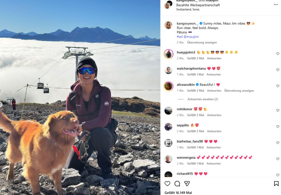 Ziel ist, dass die Influencer, wie So Yeon Kang aus Südkorea, diese Botschaft an ihre Millionen Follower weitergeben.