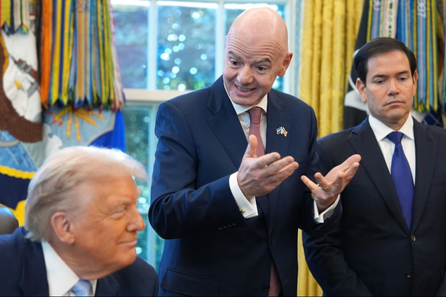 Donald Trump und Gianni Infantino pflegen seit Jahren engen Kontakt.