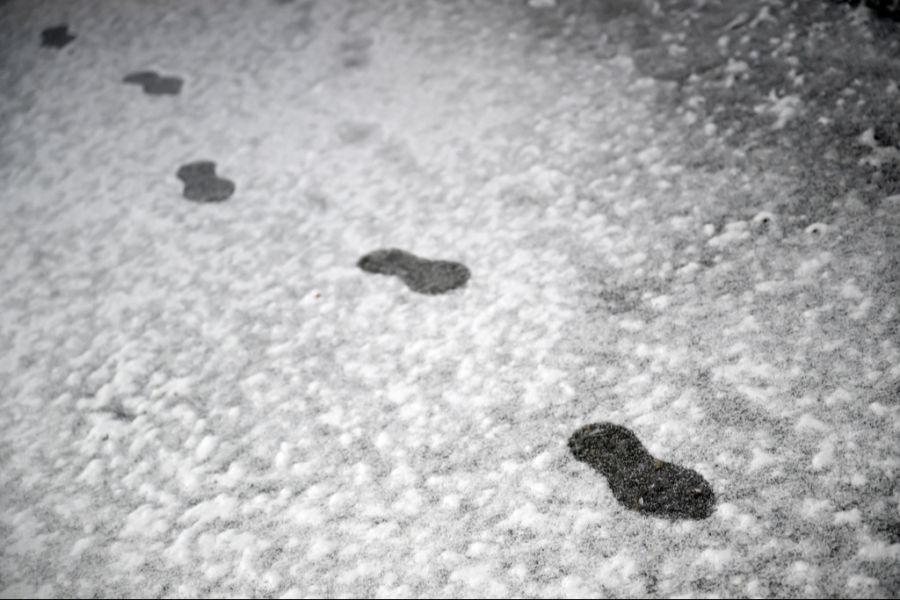 Auch am Freitag wird bis auf 400 Meter über Meer mit Flocken gerechnet.