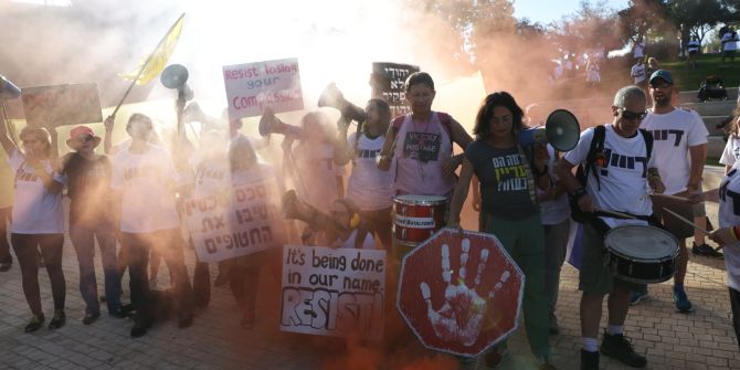 Protestierende fordern in Jerusalem