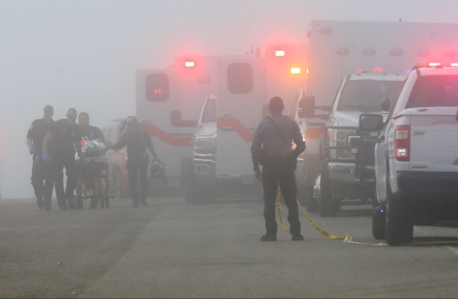 Bei dem Absturz des Rettungsflugzeugs kamen fünf Menschen ums Leben.