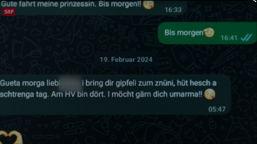 Er hörte auch nicht auf, obwohl die Armeeangehörige auf seine Annäherungen nicht einging.