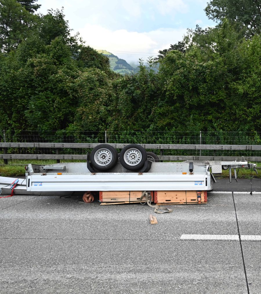 Beim Unfall entstand Sachschaden.