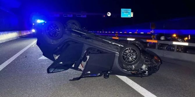 Selbstunfall auf A5.