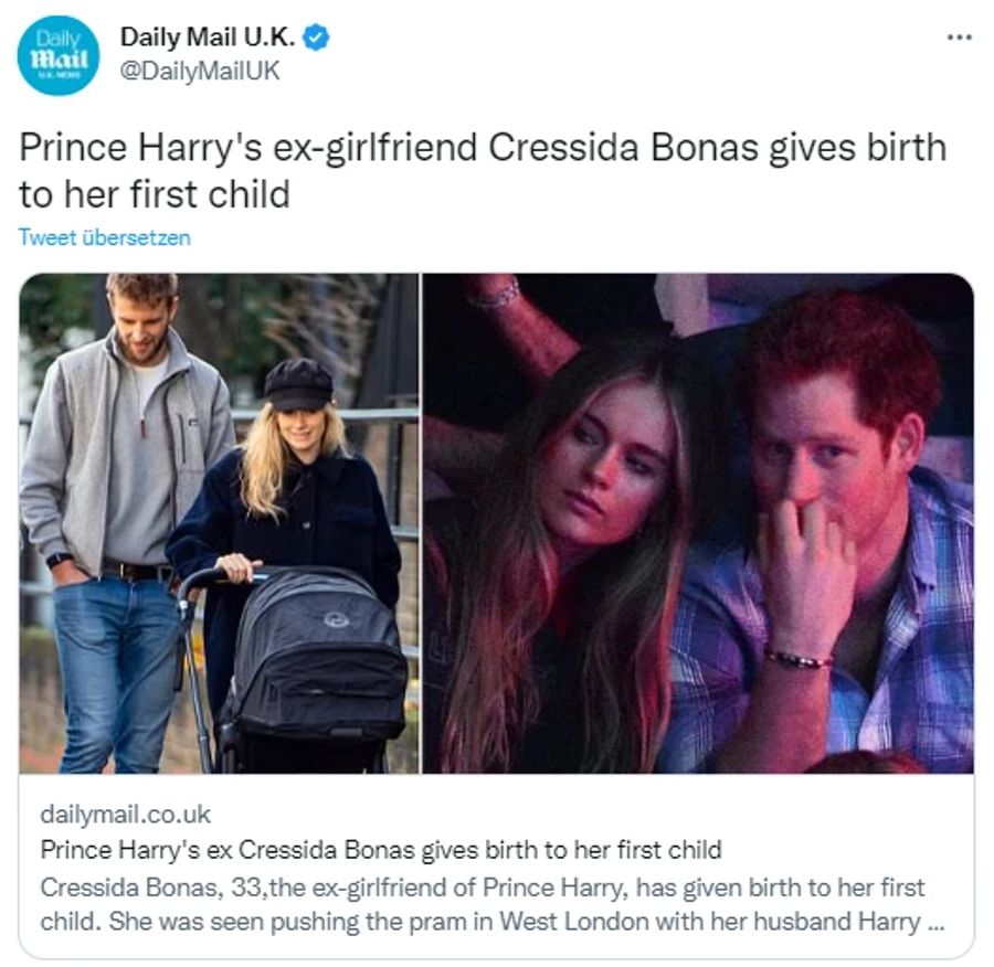 Cressida Bonas wurde Mama!