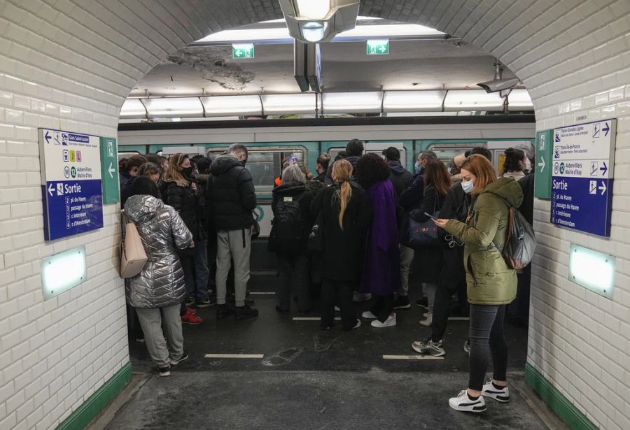 Paris Streik Métro