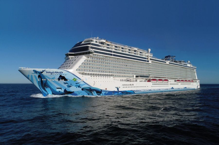 Norwegian Bliss Ozean Kreuzfahrtschiff