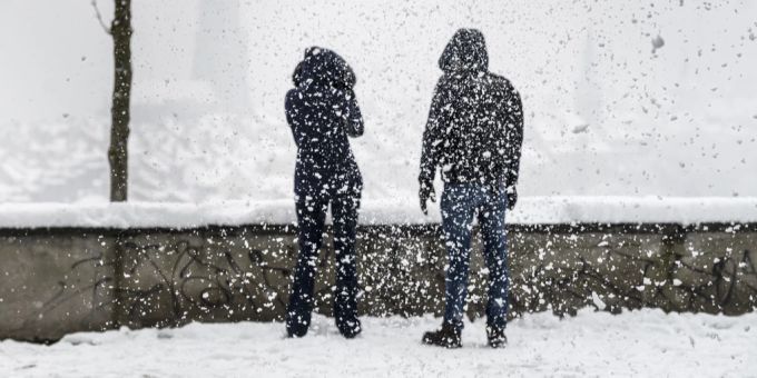 In Sydney fiel ungewöhnlich viel Schnee (Symbolbild). schnee