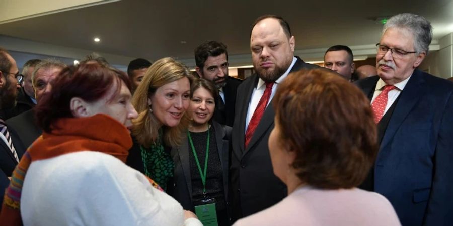 Aufnahmezentrum für ukrainische Flüchtlinge in Frankreich