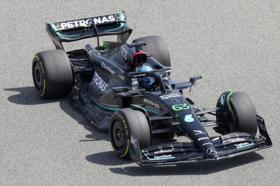 George Russell (Mercedes) beim Vorsaison-Test der Formel 1 in Bahrain.