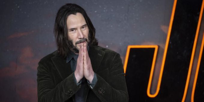 Keanu Reeves bei der Premiere für den vierten Teil der «John Wick»-Tetralogie. keanu reeves