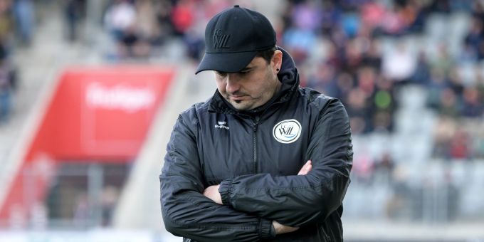 FC Wil Trainer Brunello Iacopetta. FC Wil