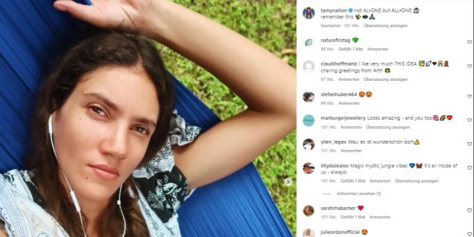Tamy Glauser teilt noch auf Instagram – will aber niemandem mehr folgen. Tamy Glauser
