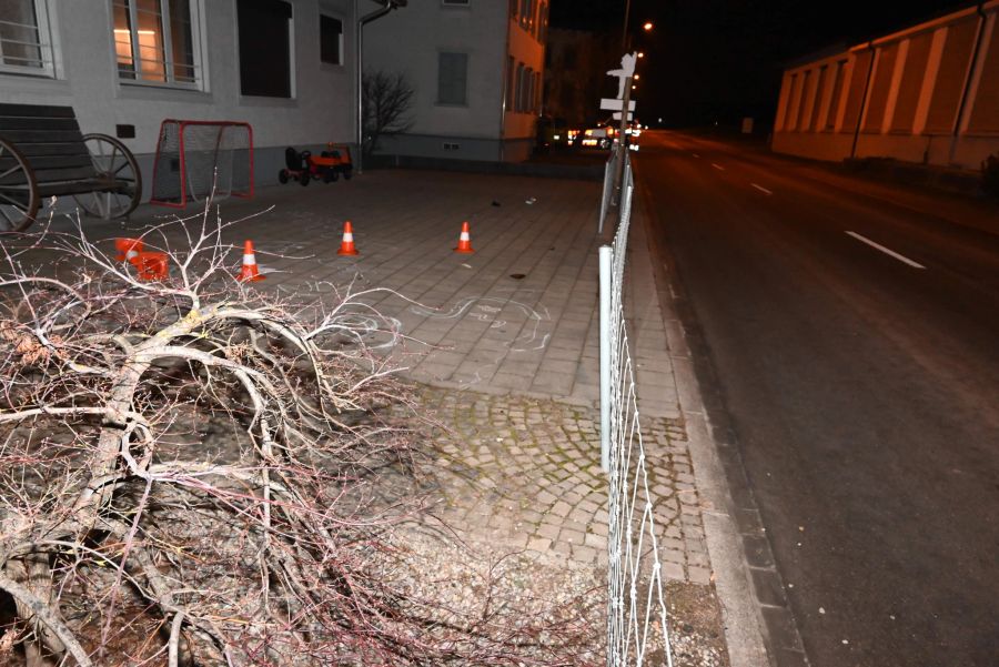Bei der Kollision entstand ein Sachschaden.