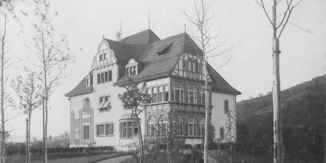 Villa Langmatt, um 1901, Archiv Museum Langmatt