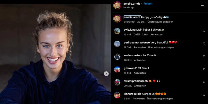 Amelie Arndt ist das neue Gesicht bei Alles was zählt. alles was zählt
