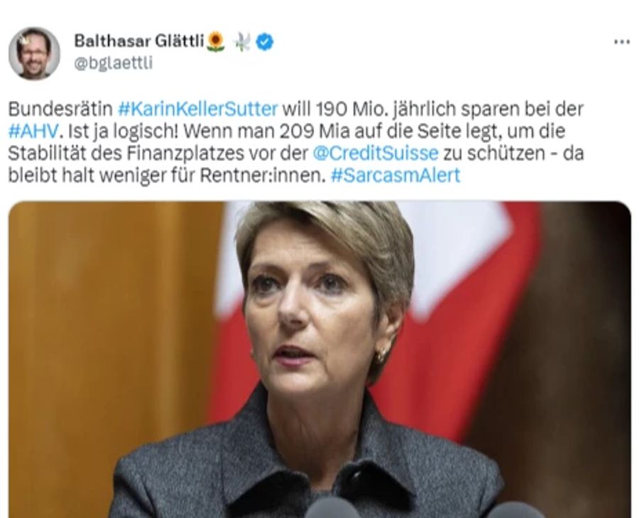 Balthasar Glättli, Nationalrat und Parteipräsident der Grünen, ist verärgert.