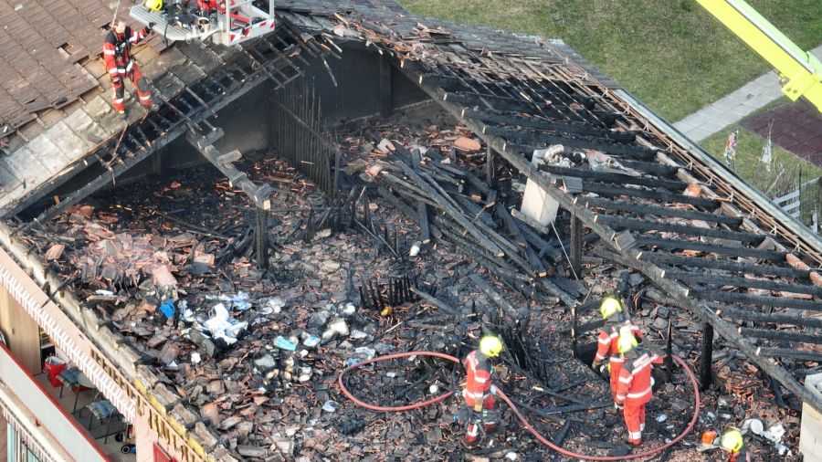 Balkonbrand in Wetzikon ZH.