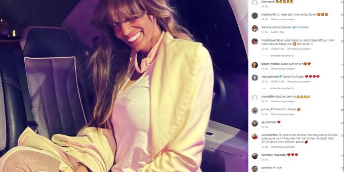 Nadja Abd el Farrag wurde wieder gesichtet. Nadja Abd el Farrag