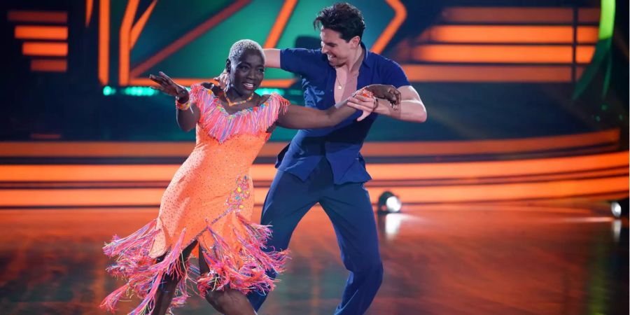 «Let's Dance»: Auma Obama und Andrzej Cibis.