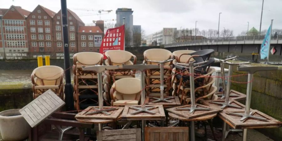 Geschlossener Biergarten