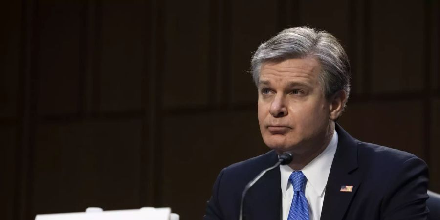 Der FBI-Chef Christopher Wray. (Archiv)