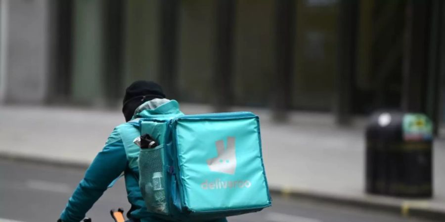 Deliveroo-Fahrer in London