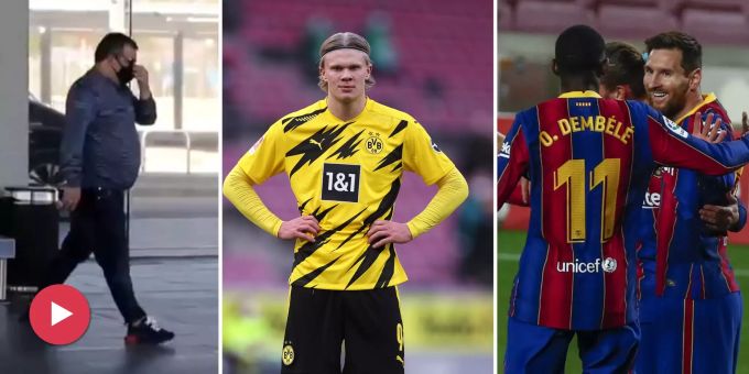 BVB-Star zu Barça? - Papa Haaland und Agent Raiola weilen in Barcelona