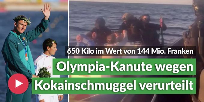 Geht um 144 Mio. - Olympia-Kanute wegen Kokainschmuggel verurteilt Geht um 144 Mio. - Olympia-Kanute wegen Kokainschmuggel verurteilt