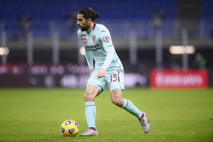 Ricardo Rodriguez im Dress von Torino. Rodriguez Torino Serie A