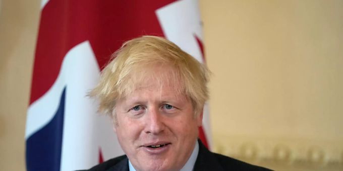 Boris Johnson, Premierminister von Grossbritannien, nimmt an einem Treffen mit Libyens Regierungschef Dbaiba in der Downing Street teil. (Archivbild) Foto: Matt Dunham/AP POOL/dpa Boris Johnson, Premierminister von Grossbritannien, nimmt an einem Treffen mit Libyens Regierungschef Dbaiba in der Downing Street teil. (Archivbild) Foto: Matt Dunham/AP POOL/dpa