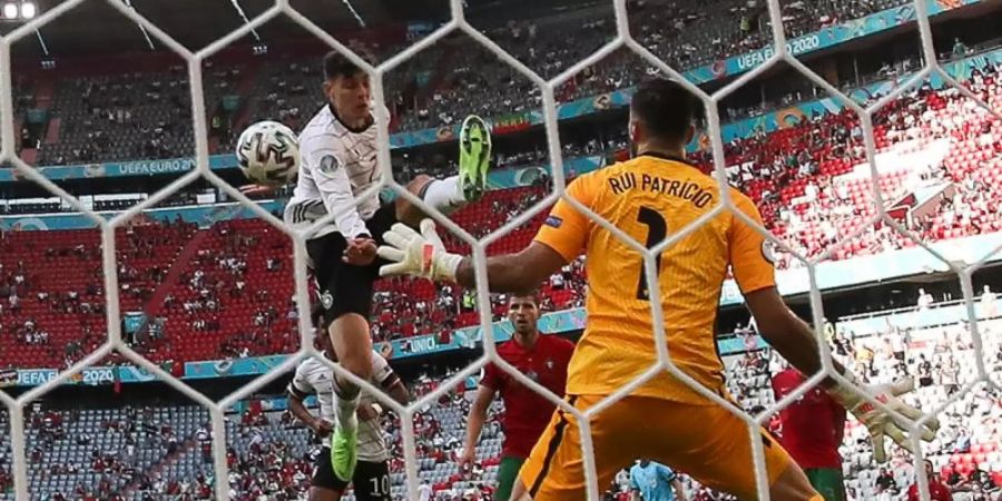 Kai Havertz ist jetzt der jüngste deutsche Torschütze bei einer EM: Beim Tor gegen Portugal war er 22 Jahre und 8 Tage alt. Foto: Christian Charisius/dpa