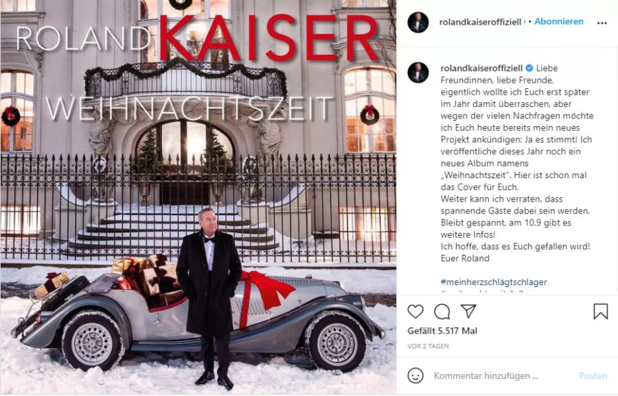 Roland kaiser: «Weihnachtszeit»