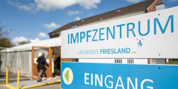 Das Impfzentrum des Landkreises Friesland in Schortens. (Archivbild corona
