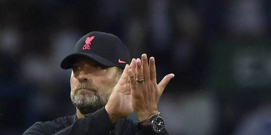 Freut sich auf das Spiel in Liverpool gegen den AC Mailand: Trainer Jürgen Klopp. Foto: Rui Vieira/AP/dpa