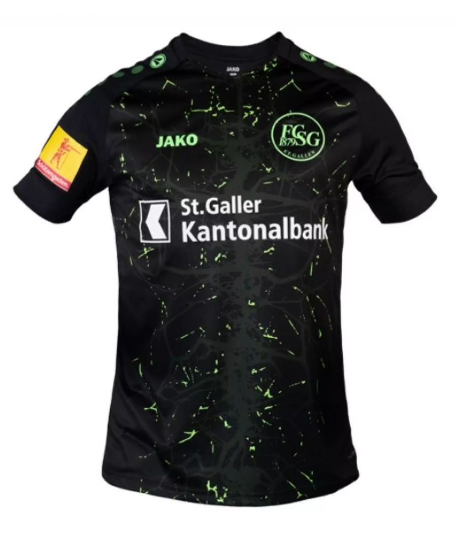 So sieht das Auswärtsdress des FC St.Gallen aus.