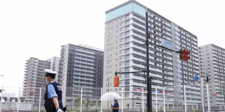 Das Athletendorf für die Paralympics hat geöffnet. Foto: -/kyodo/dpa