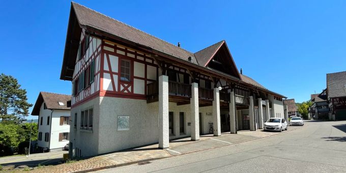Das Gemeindehaus in Rüdlingen. Das Gemeindehaus in Rüdlingen.