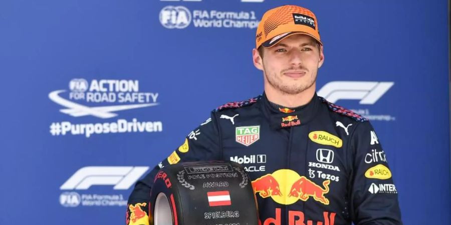 Kann mit seinem vierten Sieg in Spielberg zum alleinigen Formel-1-Rekordsieger in Österreich werden: Der Niederländer Max Verstappen. Foto: Christian Bruna/Pool EPA/AP/dpa