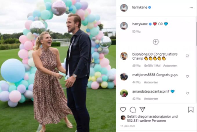 Harry Kane und Katie