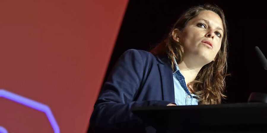 Mattea Meyer, Partei-Co-Präsidium, am ausserordentlichen Parteitag der SP Schweiz in St. Gallen.