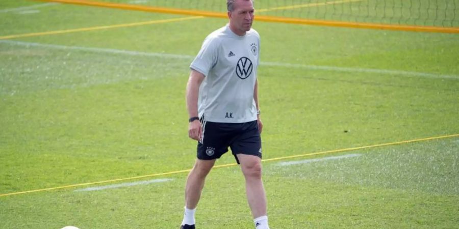 Beendet nach 17 Jahren seine Arbeit beim DFB: Torwarttrainer Andreas Köpke. Foto: Federico Gambarini/dpa