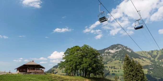 Die Sesselbahn im Kiental. Kiental