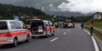 In Maloja GR - Ein Toter und vier Verletzte bei Frontalkollision