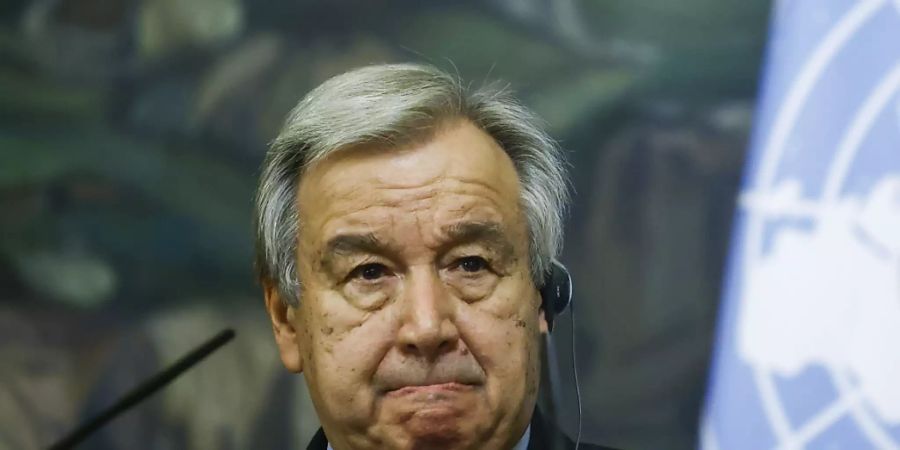 Uno-Generalsekretär Antonio Guterres setzt sich für den Dialog mit den Taliban ein. (Archivbild)