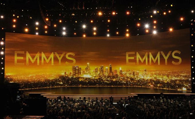 Das Peacock Theatre in Los Angeles. Hier wird der Emmy verliehen. Emmy peacock theatre