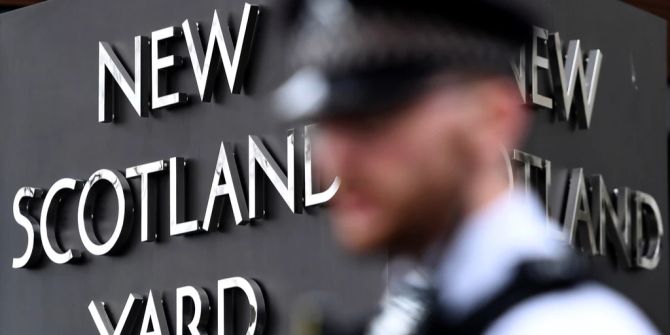 Polizist New Scotland Yard